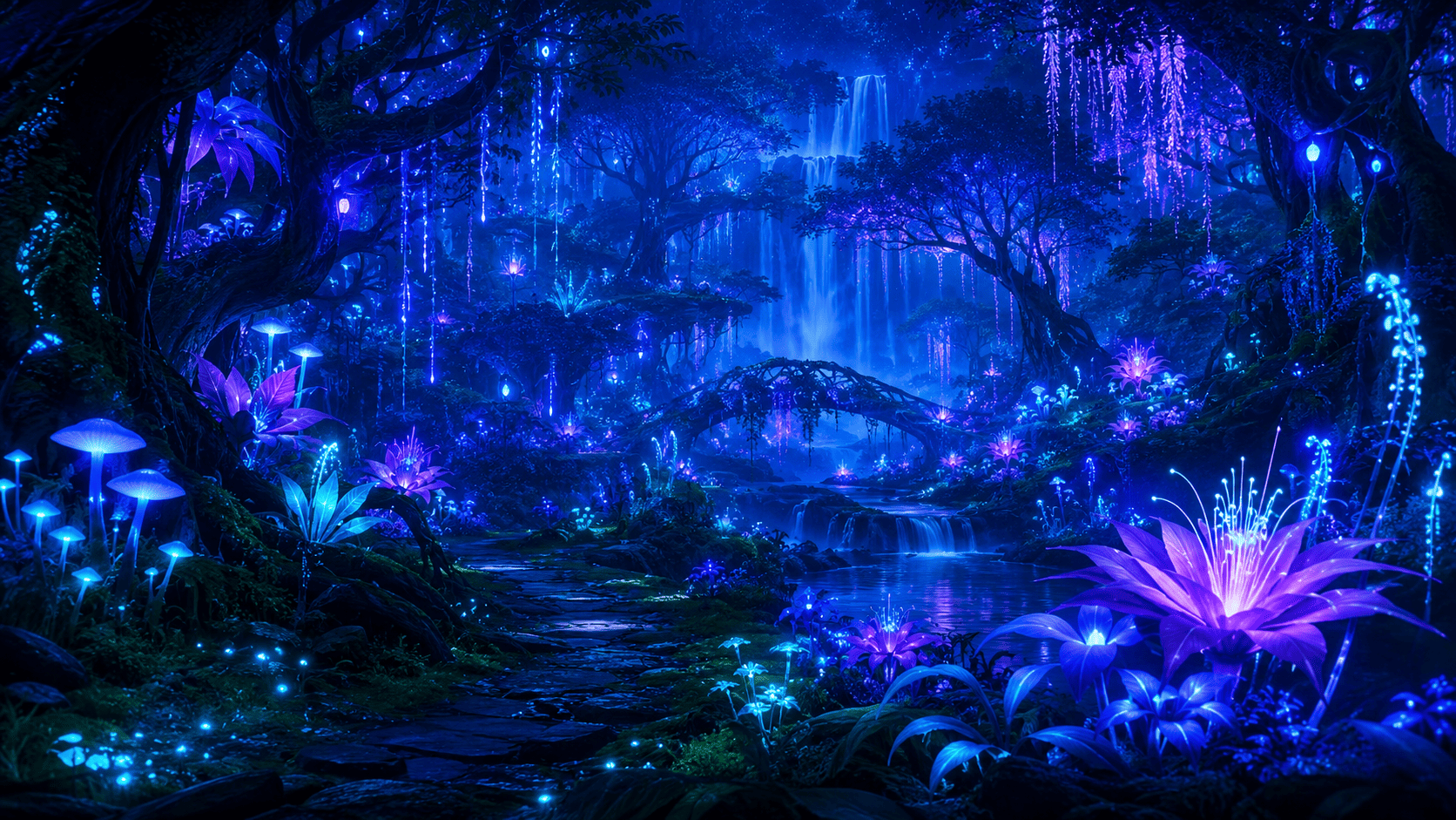 Bioluminescent Flora